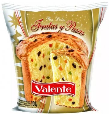 VALENTE Pan Dulce con Frutas 600gr