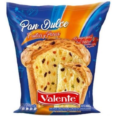 VALENTE Pan Dulce con Frutas 400gr