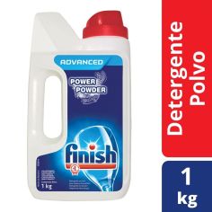 FINISH Detergente Polvo Botella 1Kg