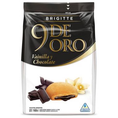 9 DE ORO Alfajor Frutos Rojos 45Gr
