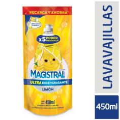 MAGISTRAL Lavavajillas Limon D/P 450ml