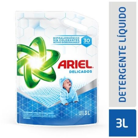 ARIEL Delicados Jabon Liquido D/P 3Lt