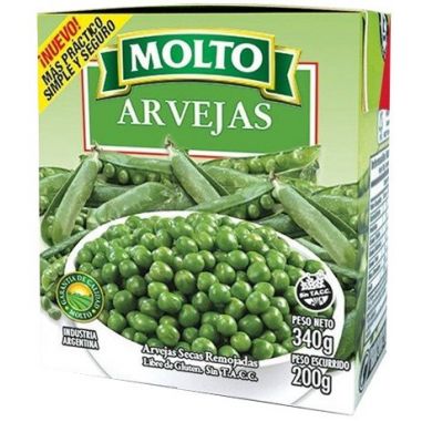 MOLTO Arvejas Tetra 340gr