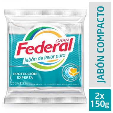 FEDERAL Jabon Pan Clasico 150gr x 2Un.