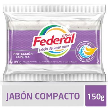 FEDERAL Jabon Pan con Suavizante 150gr