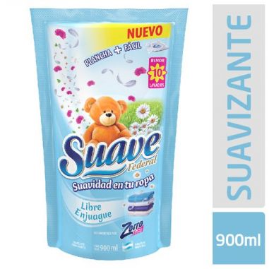 SUAVE Suavizante Libre Enjuague 900ml