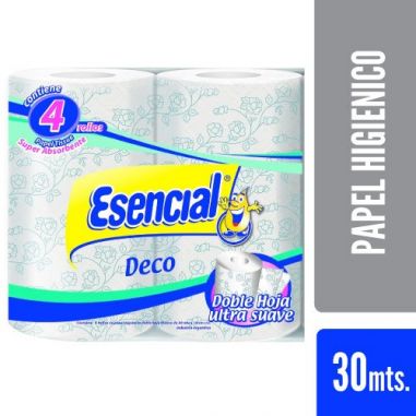 ESENCIAL Papel Higienico Doble 30mts....