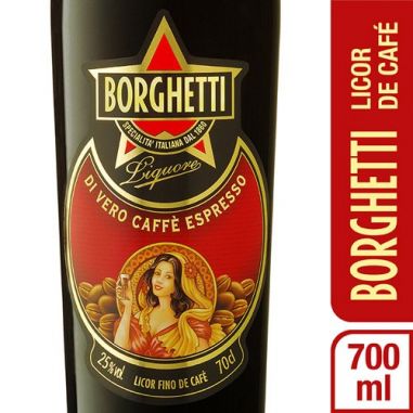 BORGHETTI Licor Cafe 700ml