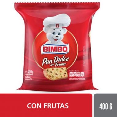 BIMBO Pan Dulce con Frutas 400gr