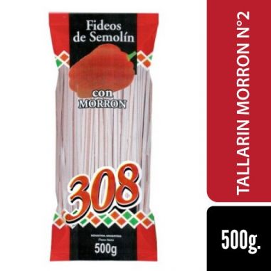 308 Fideo Tallarin Morron N°2 500gr