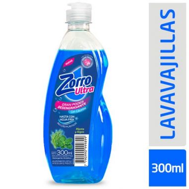 ZORRO Ultra Lavavajillas Menta 300ml