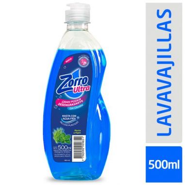 ZORRO Ultra Lavavajillas Menta 500ml