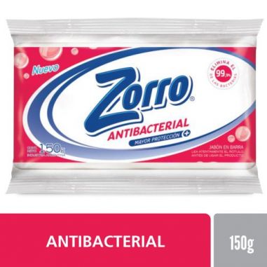 ZORRO Jabon Pan Sanitizante 150gr