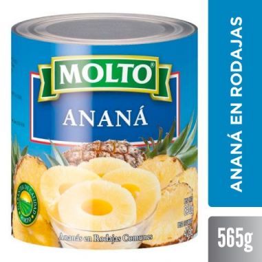 MOLTO Anana Rodajas 565gr