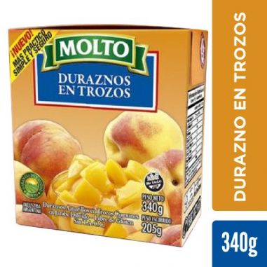 MOLTO Durazno en Trozos 340gr