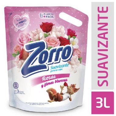 ZORRO Suavizante Rosas 3Lt