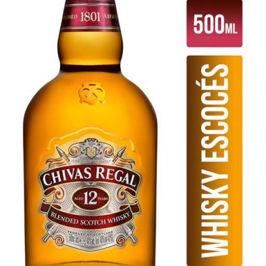 CHIVAS Whisky 12 Años 500ml