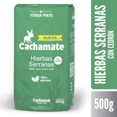 CACHAMATE Yerba con Cedron 500gr