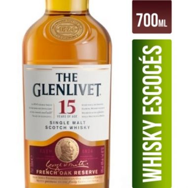 THE GLENLIVET Whisky 15 Años 700ml