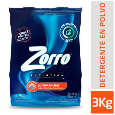 ZORRO Evolution Quitamancha Polvo 3kg