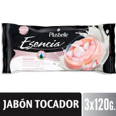 ESENCIA Jabon Piel Sensible 120gr X 3un