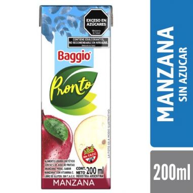 BAGGIO PRONTO Cero Manzana 200ml