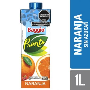 BAGGIO PRONTO Cero Naranja 1Lt