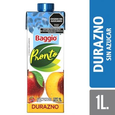 BAGGIO PRONTO Cero Durazno 1Lt