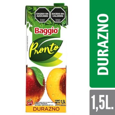 BAGGIO PRONTO Durazno 1.5Lt