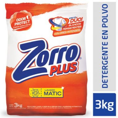 ZORRO Plus Polvo Matic 3Kg