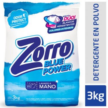 ZORRO Blue Polvo Mano 3Kg