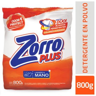 ZORRO Plus Polvo Mano 800gr