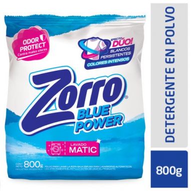 ZORRO Blue Polvo Matic 800gr