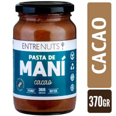 ENTRENUTS Pasta De Mani Cacao 370gr