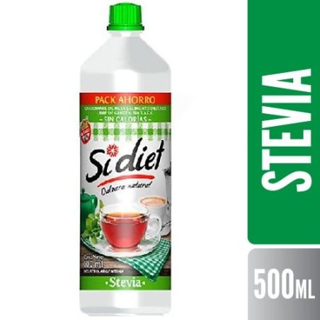 SI-DIET Edulcorante Liquido Stevia 500ML
