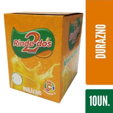 RINDE 2 JUGO Durazno 13gr X 10un