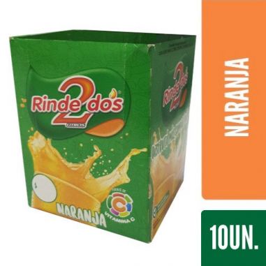 RINDE 2 JUGO Naranja 13gr X 10un