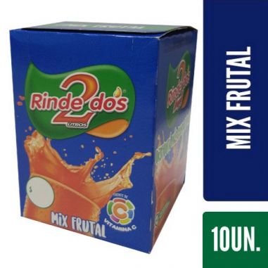 RINDE 2 JUGO Mix Frutal 13gr X 10un