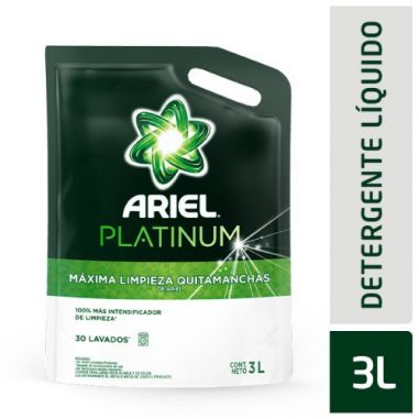 ARIEL Platinum Jabon Liquido D/P 3Lt