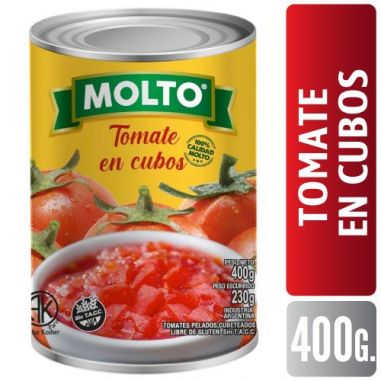 MOLTO Tomate En Cubos 400gr