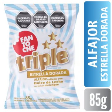 FANTOCHE Alfajor Estrella Dorada 85gr