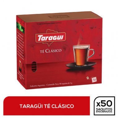 TARAGUI Té Negro x 50 Saquitos