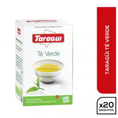 TARAGUI Té Verde x 20 Sobres