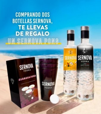 SERNOVA Vaso X3 + Pelota Pong