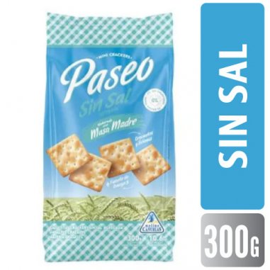 PASEO Sin Sal Crackers 300gr