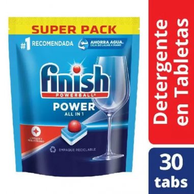 FINISH Detergente Tabletas 30X16,3gr