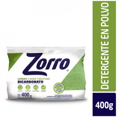 ZORRO Polvo C/ Bicarbonato Mano 400GR
