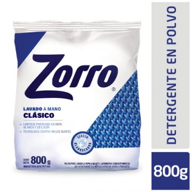 ZORRO Clasico Polvo Mano 800gr