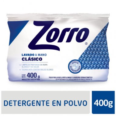 ZORRO Clasico Polvo Mano 400gr