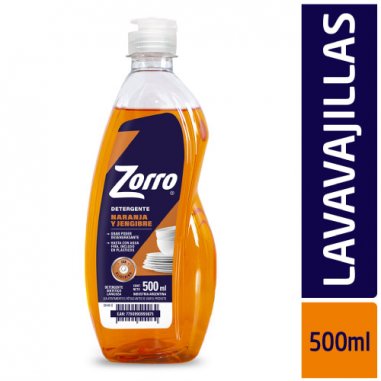ZORRO Ultra Lavavajillas Naranja 500ml